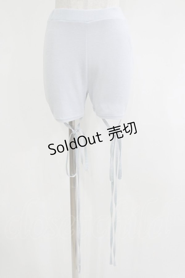 画像1: lilLilly / クロスリボンショートパンツ  BLUE H-25-10-28-070-LO-PA-KB-ZH (1)