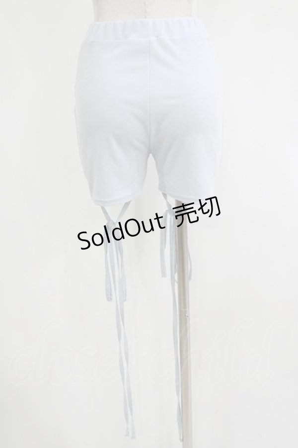 画像3: lilLilly / クロスリボンショートパンツ  BLUE H-25-10-28-070-LO-PA-KB-ZH (3)