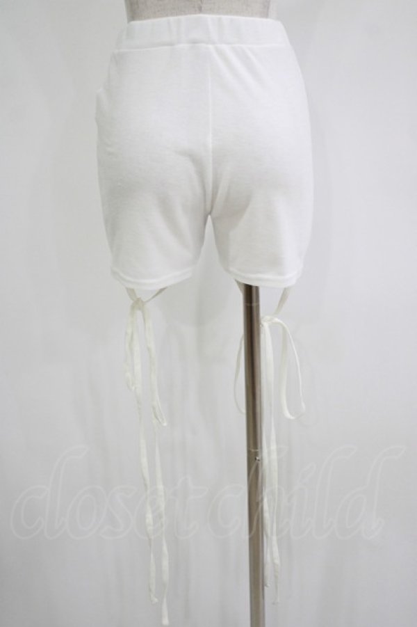 画像3: lilLilly / クロスリボンショートパンツ  WHITE H-25-10-28-071-LO-PA-KB-ZH (3)