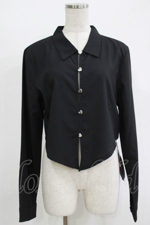 画像: KILL STAR / SOFIA SHIRT M ブラック H-25-10-28-075-SL-BL-KB-ZH