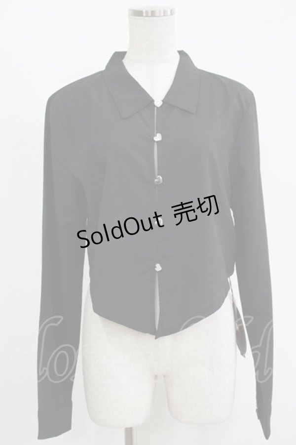画像1: KILL STAR / SOFIA SHIRT M ブラック H-25-10-28-075-SL-BL-KB-ZH (1)