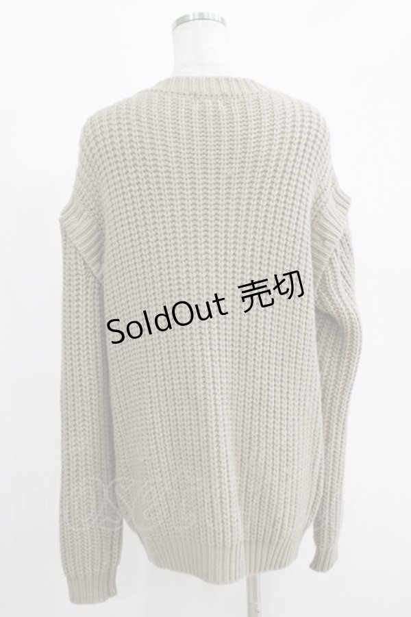 画像3: merry jenny / フリルリボン2Wayカーディガン  ベージュ H-25-10-28-076-LO-TO-KB-ZH (3)