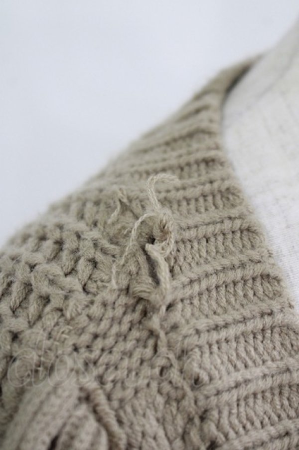 画像5: merry jenny / フリルリボン2Wayカーディガン  ベージュ H-25-10-28-076-LO-TO-KB-ZH (5)