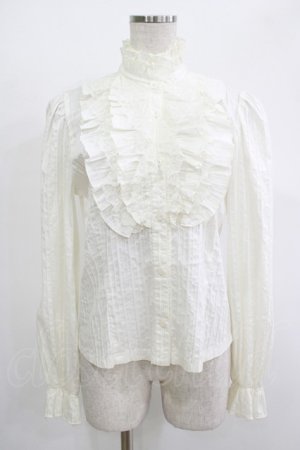 画像: Moi-meme-Moitie / プリーツフリルブラウス 2 オフ H-25-10-28-078-MO-BL-KB-ZH