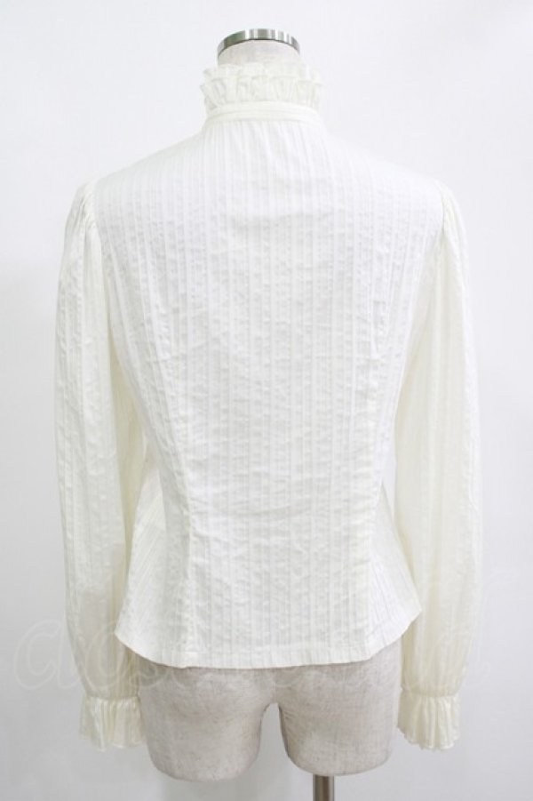 画像3: Moi-meme-Moitie / プリーツフリルブラウス 2 オフ H-25-10-28-078-MO-BL-KB-ZH (3)