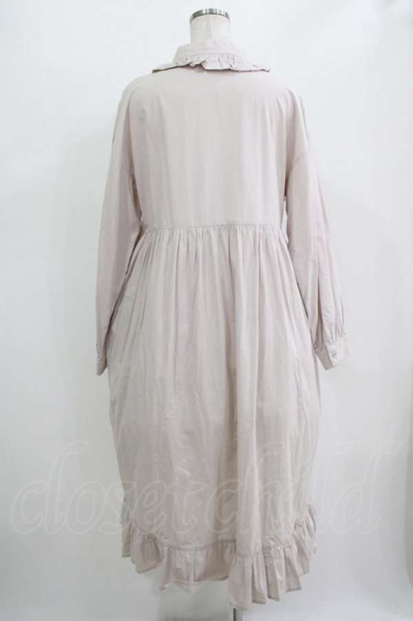 画像3: merry jenny / チャイナロングワンピース  ベージュ H-25-10-28-001-LO-OP-KB-ZH (3)