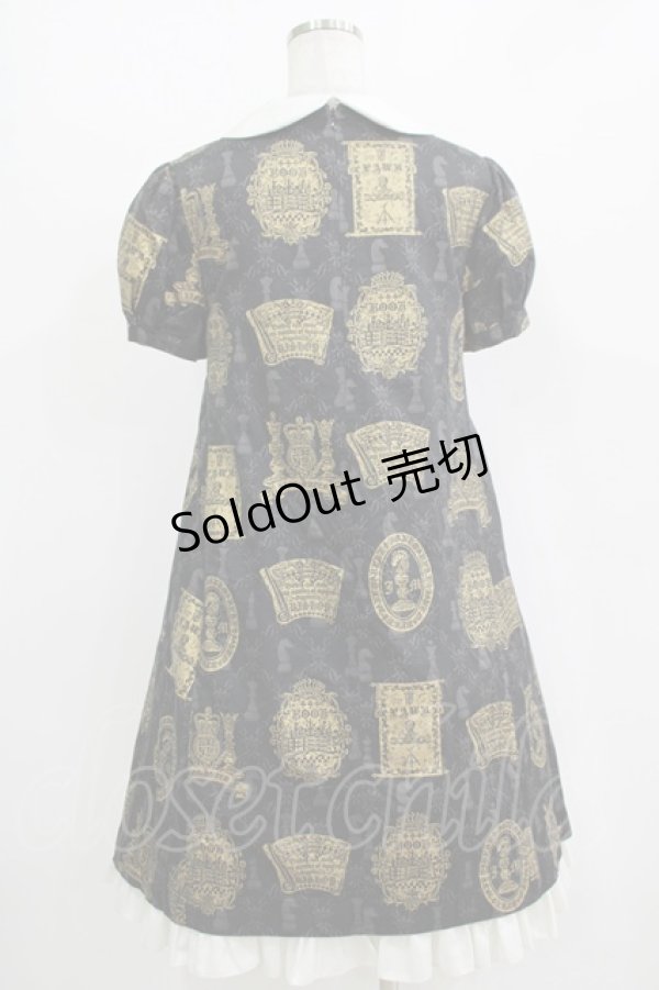 画像3: Jane Marple / チェスゴアードワンピース  黒 H-25-10-28-011-JM-OP-KB-ZH (3)