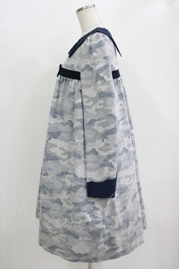 画像2: ネバアランド / くらやみ少女ワンピース  水迷彩 H-25-10-28-002-LO-OP-KB-ZH (2)