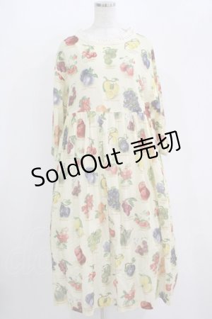 画像: Jane Marple / Fruits dictionaryのドレス  アイボリー H-25-10-28-018-JM-OP-KB-ZT197