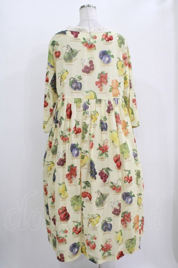 画像3: Jane Marple / Fruits dictionaryのドレス  アイボリー H-25-10-28-018-JM-OP-KB-ZH (3)