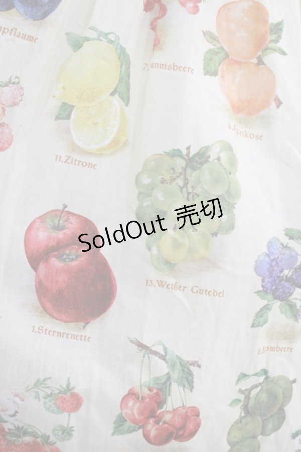 画像4: Jane Marple / Fruits dictionaryのドレス  アイボリー H-25-10-28-018-JM-OP-KB-ZT197 (4)