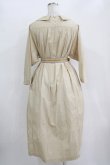 画像3: Jane Marple / フレンチロゴリボンタブリエドレス  ライトベージュ H-25-10-28-019-JM-OP-KB-ZH (3)