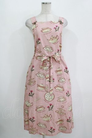 画像: Jane Marple / Tea for twoサロペットスカート  ピンク H-25-10-28-023-JM-OP-KB-ZH