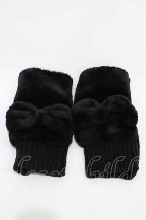 画像: m petit by misako / AMハンドウォーマー  ブラック H-25-10-29-001-LO-ZA-NS-ZH