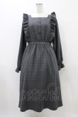 画像1: m petit by misako / チェックワンピース L グレー H-25-10-29-037-LO-OP-NS-ZH (1)