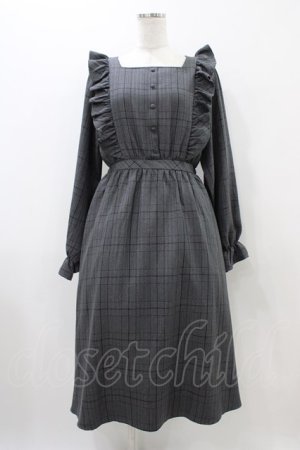 画像: m petit by misako / チェックワンピース L グレー H-25-10-29-037-LO-OP-NS-ZH