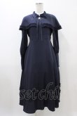 画像1: FLC / MINA*ケープワンピース S ネイビー H-25-10-29-038-0-OP-NS-ZH (1)