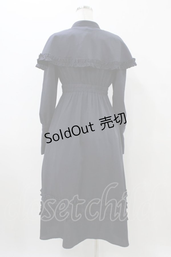 画像2: FLC / MINA*ケープワンピース S ネイビー H-25-10-29-038-0-OP-NS-ZH (2)