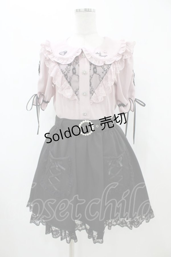 画像1: Ank Rouge / ゆいみすxAnkRougeコラボ ドッキングワンピース M ピンク/ブラック H-25-10-29-040-CA-OP-NS-ZH (1)