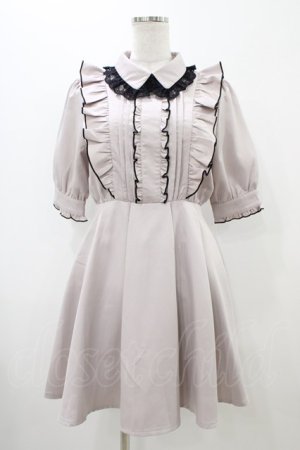 画像: Rojita / ブローチ付きフリルワンピース Free ピンク H-25-10-29-041-LO-OP-NS-ZH