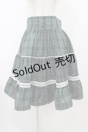 画像: Eri Aino's Collaboration / TT*AINKフリルフレアSK M グリーン H-25-10-29-043-0-SK-NS-ZH