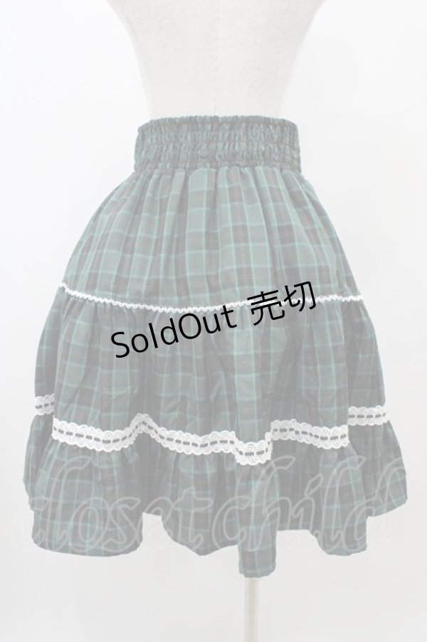 画像2: Eri Aino's Collaboration / TT*AINKフリルフレアSK M グリーン H-25-10-29-043-0-SK-NS-ZH (2)