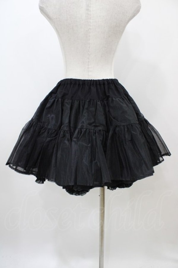 画像2: BABY,THE STARS SHINE BRIGHT / ふわふわボリュームショートパニエ Free ブラック H-25-10-29-045-BA-SK-NS-ZH (2)