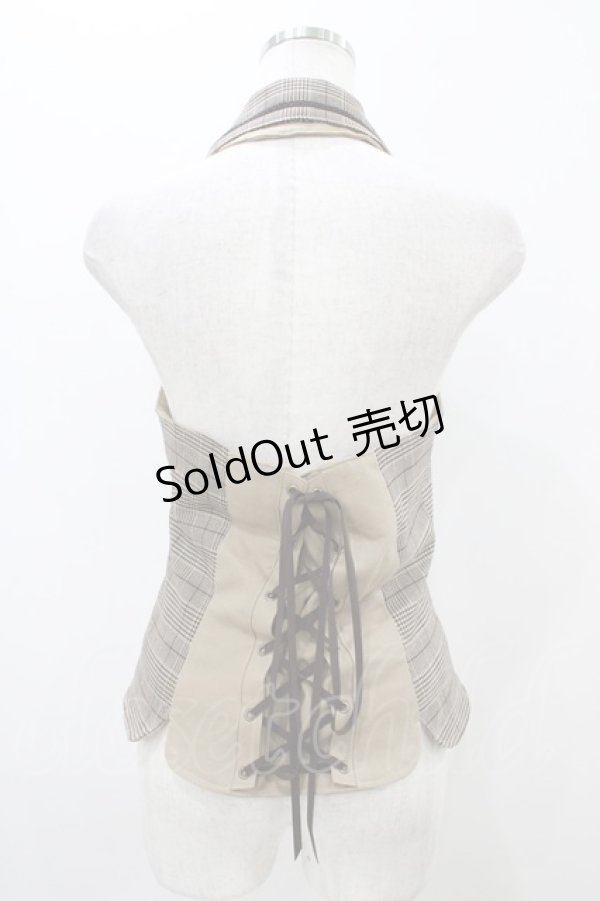 画像2: ALICE and the PIRATES / シェリングフォードリボンベスト Free ベージュ H-25-10-29-047-PA-JA-NS-ZH (2)