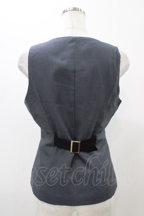 画像2: ALICE and the PIRATES / 千鳥柄スクールベスト Free グレー H-25-10-29-048-PA-JA-NS-ZH (2)