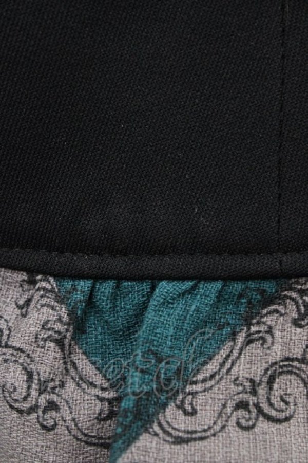 画像3: ALICE and the PIRATES / フリムフラムな音楽隊の休日柄 ベスト Free ブラック/グリーン H-25-10-29-049-PA-JA-NS-ZH (3)