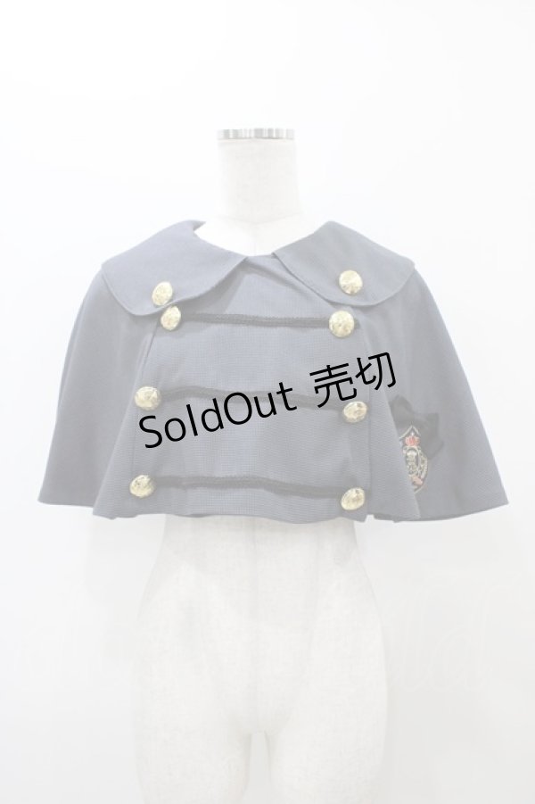 画像1: ALICE and the PIRATES / 千鳥柄スクールケープ Free グレー H-25-10-29-050-PA-JA-NS-ZH (1)