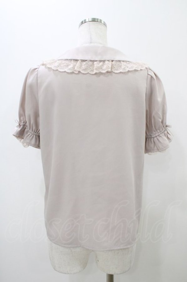 画像2: Honey Cinnamon / 丸衿ラッフルブラウス Free ピンク H-25-10-29-052-LO-BL-NS-ZH (2)