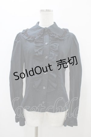 画像: ALICE and the PIRATES / A/P丸衿ブラウス Free ブラック H-25-10-29-054-PA-BL-NS-ZH