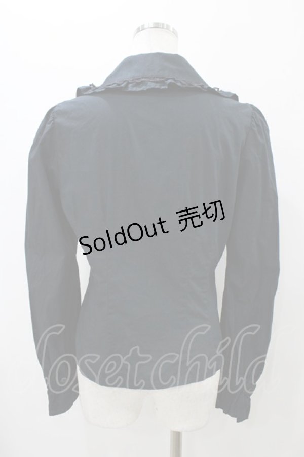 画像2: ALICE and the PIRATES / A/P丸衿ブラウス Free ブラック H-25-10-29-054-PA-BL-NS-ZH (2)