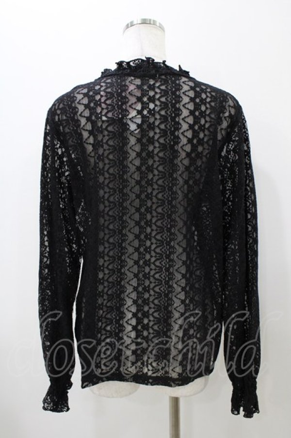 画像2: m petit by misako / レースインナートップス L ブラック H-25-10-29-056-LO-TO-NS-ZH (2)