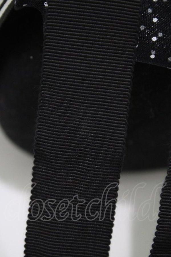 画像3: ALICE and the PIRATES / うさぎマジシャンの2段ミニハット  ブラック H-25-10-29-011-PA-AC-NS-ZH (3)