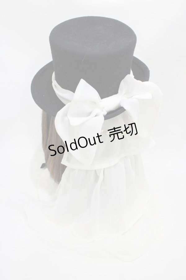 画像2: ALICE and the PIRATES / ジークフリードミニHat  ブラック H-25-10-29-012-PA-AC-NS-ZH (2)