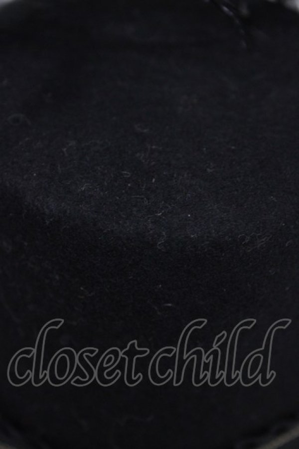 画像3: ALICE and the PIRATES / 歌紡ぎのマーチングミニハット  ブラック H-25-10-29-013-PA-AC-NS-ZH (3)