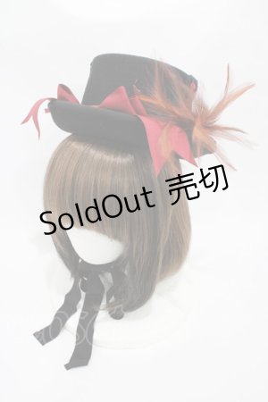 画像: ALICE and the PIRATES / ギュスターヴミニシルクHAT  ブラック H-25-10-29-014-PA-AC-NS-ZH