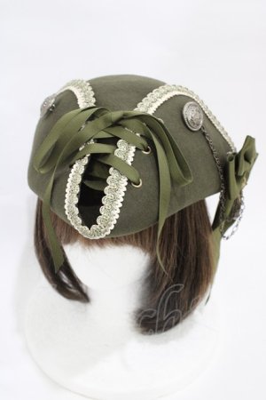 画像: ALICE and the PIRATES / Nostalgic time travel パイレーツハット  カーキ H-25-10-29-015-PA-AC-NS-ZH