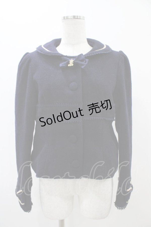 画像1: ALICE and the PIRATES / ソフィアショートコート Free ネイビー H-25-10-29-024-PA-JA-NS-ZH (1)