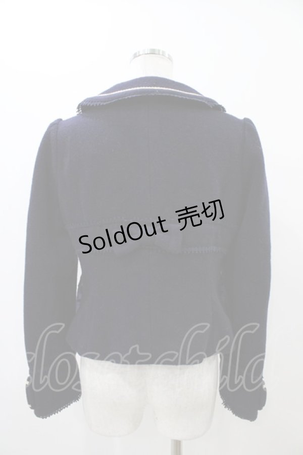 画像2: ALICE and the PIRATES / ソフィアショートコート Free ネイビー H-25-10-29-024-PA-JA-NS-ZH (2)