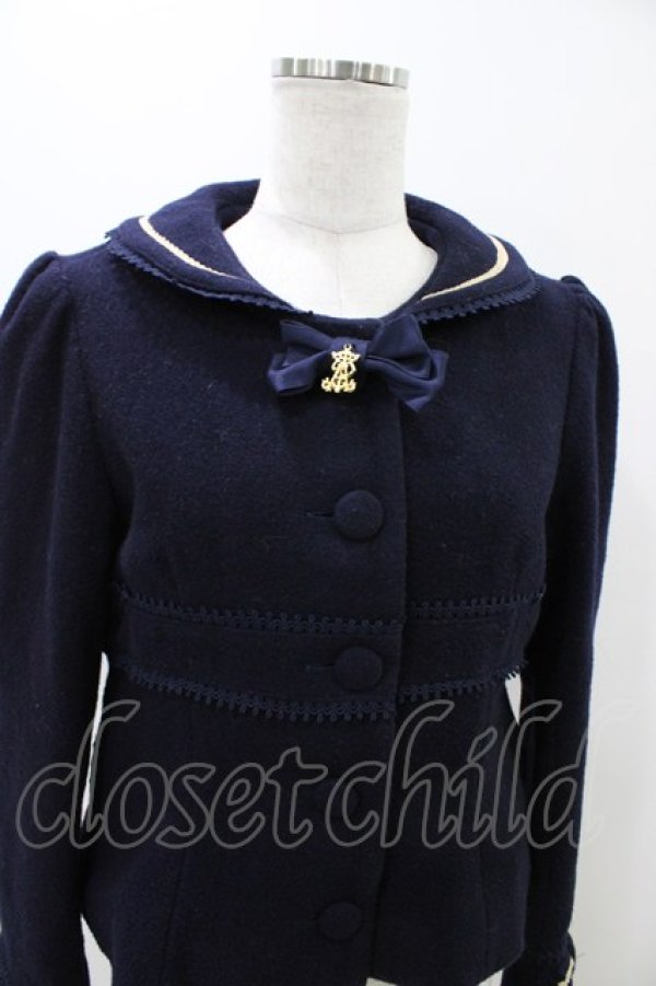 画像4: ALICE and the PIRATES / ソフィアショートコート Free ネイビー H-25-10-29-024-PA-JA-NS-ZH (4)