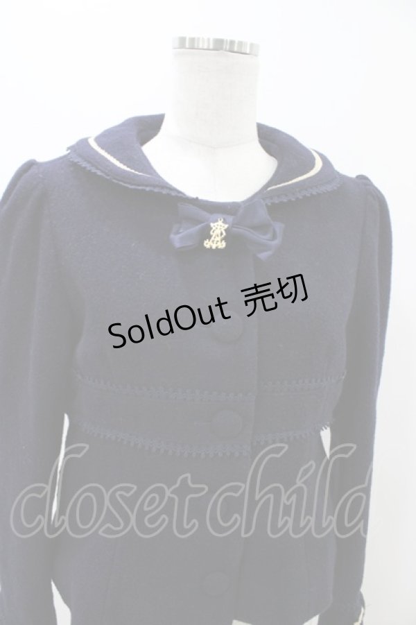 画像4: ALICE and the PIRATES / ソフィアショートコート Free ネイビー H-25-10-29-024-PA-JA-NS-ZH (4)