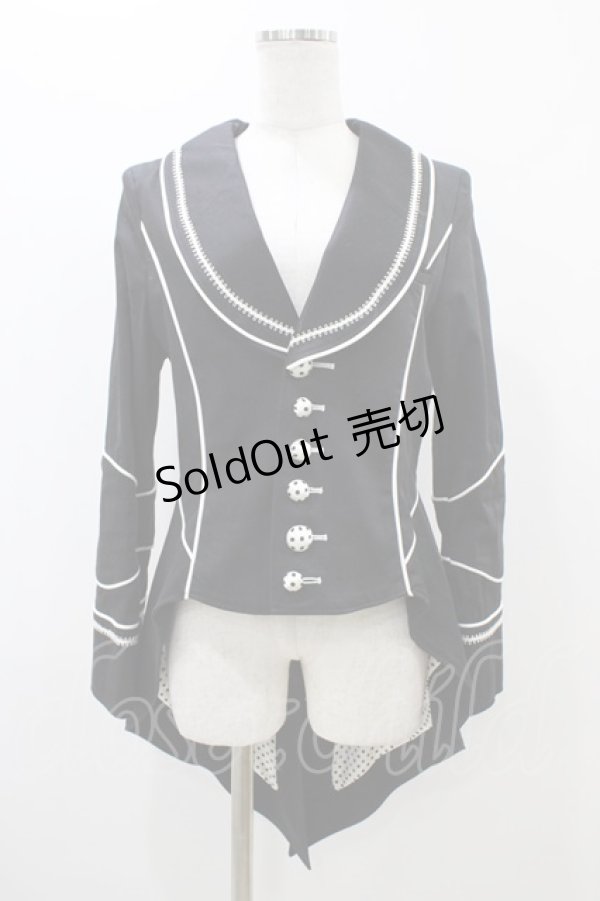 画像1: ALICE and the PIRATES / フランケンウィニージャケット Free ブラック H-25-10-29-026-PA-JA-NS-ZH (1)