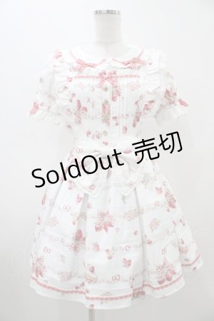 画像: LIZ LISA / Creamy Berry柄ワンピース Free ホワイト H-25-10-29-030-LO-OP-NS-ZH