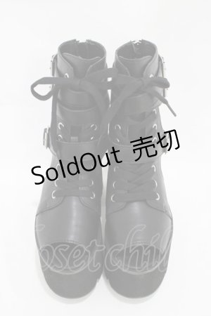 画像: 【SALE】KILL STAR / CHARMED CUTOUT BOOTS UK4(約23〜23.5cm) ブラック H-25-10-30-001-SL-SH-KB-ZT-K015
