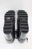画像3: YRU / Qloud Qozmo Black Platform Sneakers 23.0cm ブラック H-25-10-30-045-PU-SH-KB-ZH (3)
