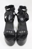 画像1: KILL STAR / GARNET SANDALS UK7(約25cm) ブラック H-25-10-30-046-SL-SH-KB-ZH (1)