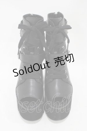 画像: KILL STAR / CHARMED CUTOUT BOOTS UK4(約23〜23.5cm) ブラック H-25-10-30-047-SL-SH-KB-OS